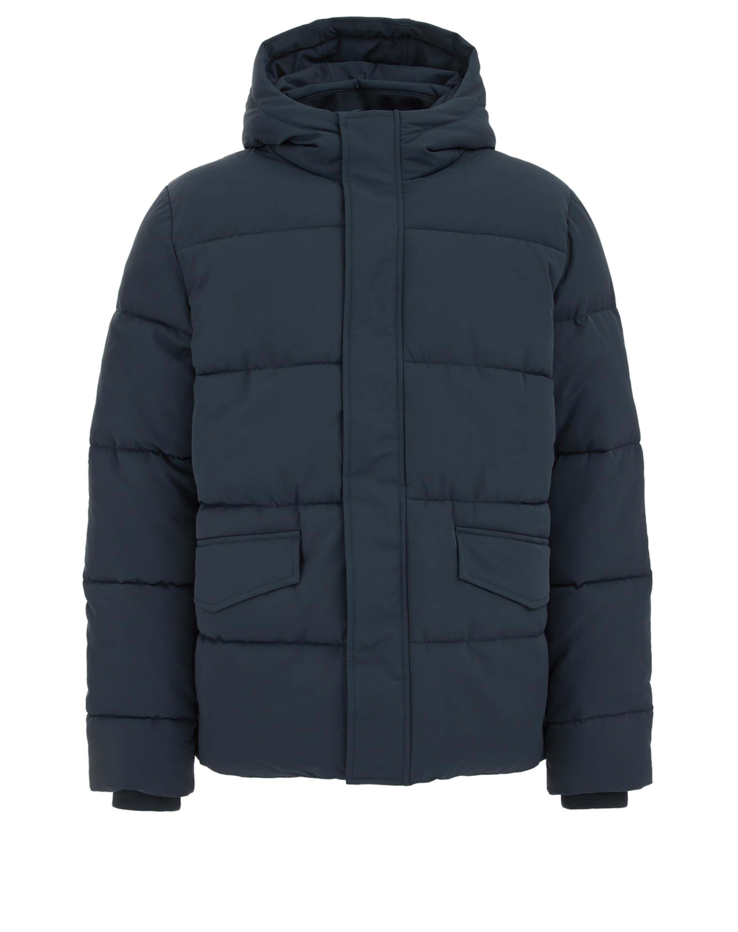 WE Fashion Χειμερινό μπουφάν σε μπλε: μπροστά