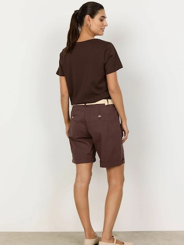 Regular Pantalon Soyaconcept en marron