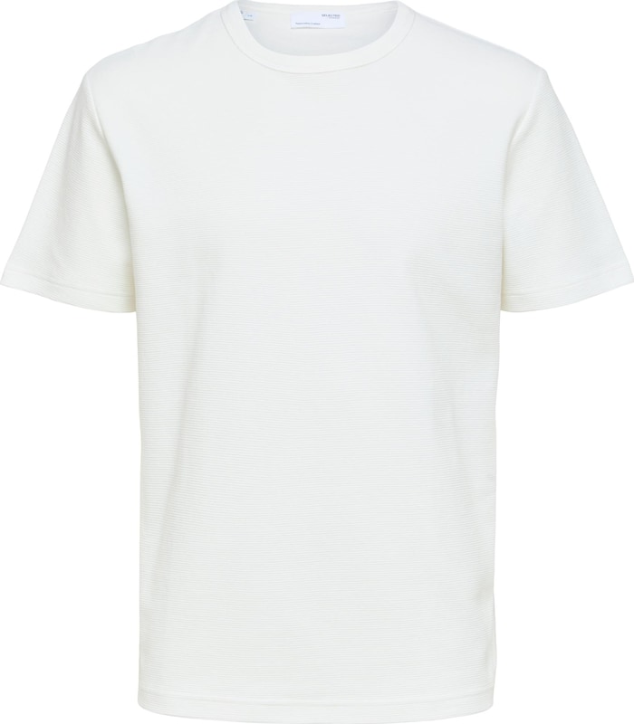 SELECTED HOMME T-Shirt 'Camp' in Weiß