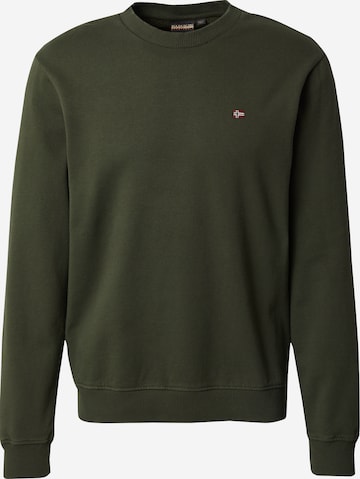 NAPAPIJRI Sweatshirt 'BALIS' in Groen: voorkant