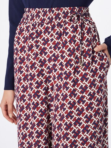 TOMMY HILFIGER Wide Leg Bukser i rød