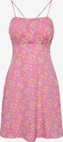 PIECES Letní šaty 'HUMUNA' – pink: přední strana