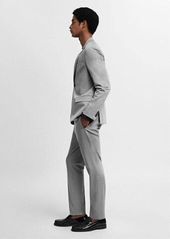 MANGO MAN Slim Fit Sakko 'Paulo' in Grau