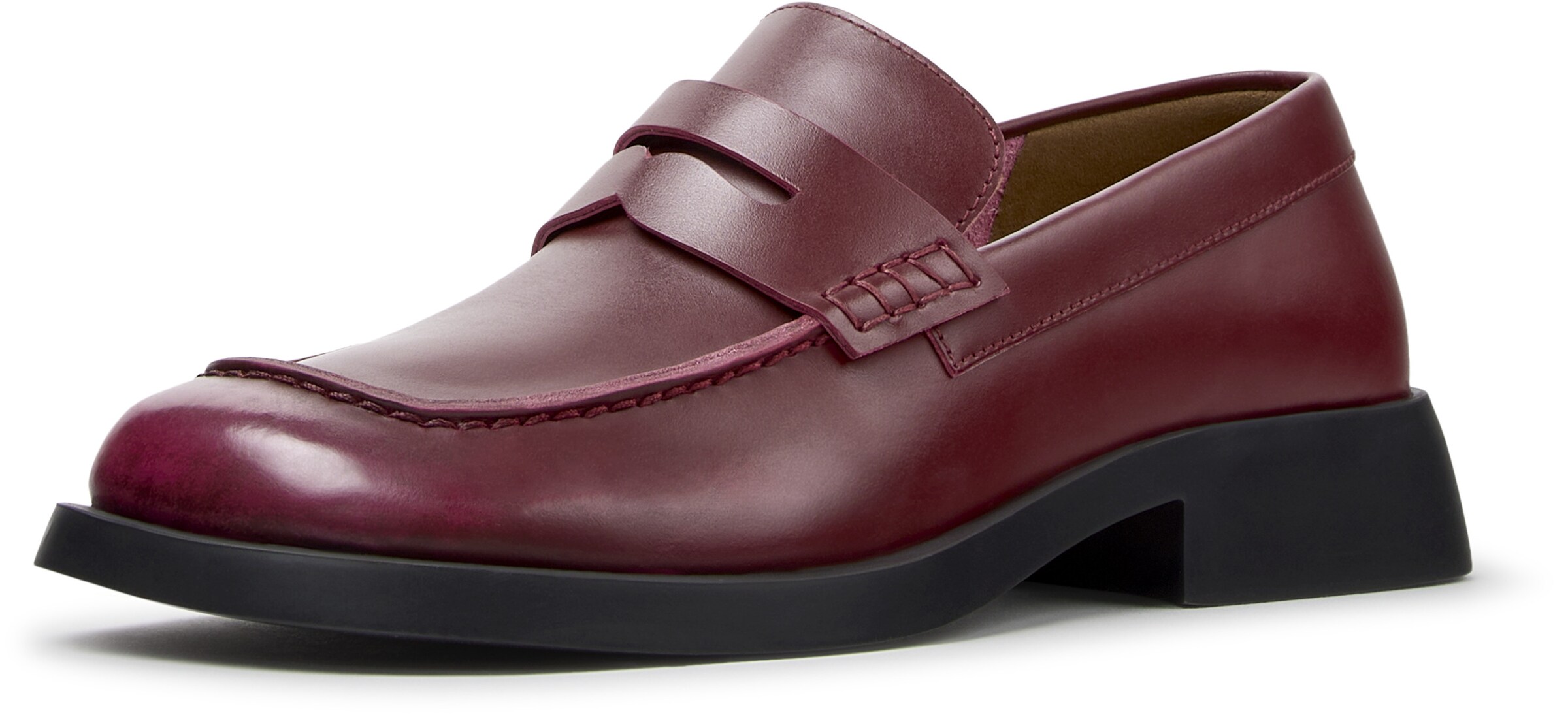 Scarpa stringata 'Donna Twins' di CAMPER in rosso: frontale