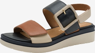 Sandales Tamaris en mélange de couleurs : devant