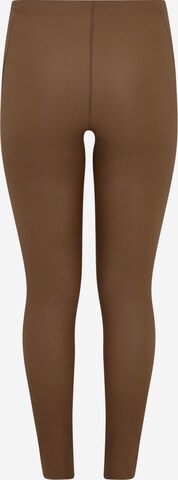 OBJECT Petite Skinny Leggings 'BELLE' in Bruin