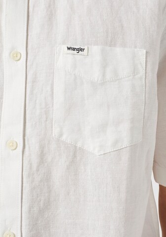 WRANGLER Regular fit Button Up Shirt in White