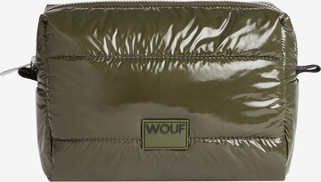 Wouf Toiletry Bag 'Quilted' in Green: front