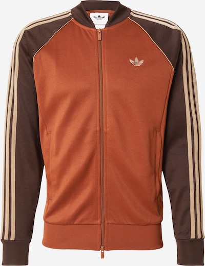 ADIDAS ORIGINALS Collegetakki koossa XS värissä hiekka / suklaa / pueblo, Tuotenäkymä