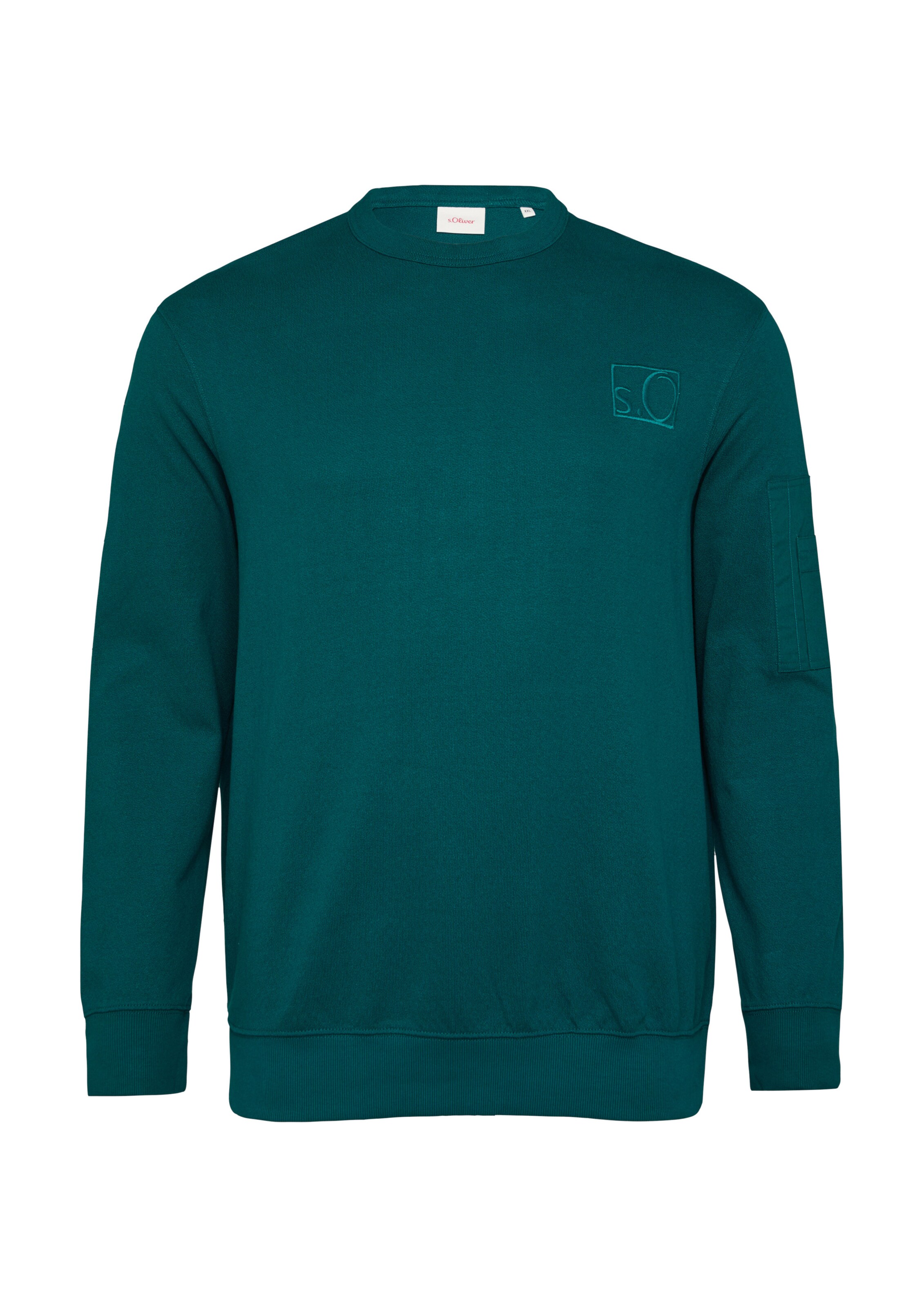 s.Oliver Sweatshirt in Green: front