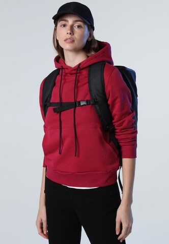 North Sails Kapuzensweatshirt in Rot