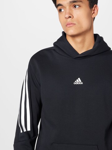 ADIDAS SPORTSWEAR Athletic Sweatshirt 'Future Icons 3-Stripes' in Black