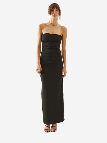 Bianco Lucci Abendkleid in Schwarz: Vorderseite