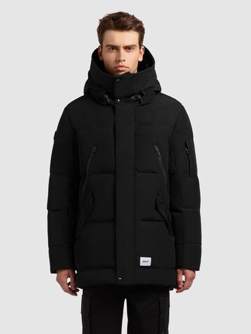 khujo Between-season jacket 'KANF2' in Black: front