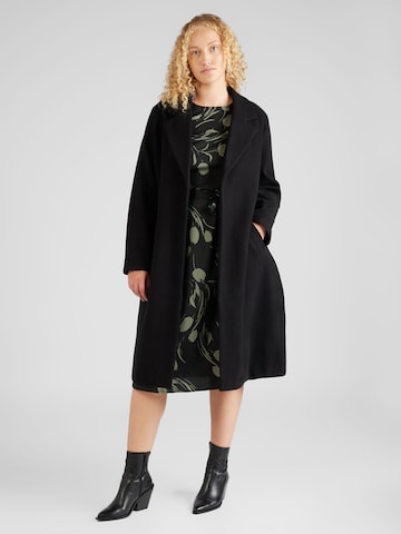 Vero Moda Curve Between-Seasons Coat 'Fortune Aya' in Black
