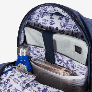 Cabaia - Mochila 'City Medium' em azul