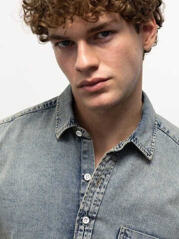 Giesto - Regular Fit Camisa em azul