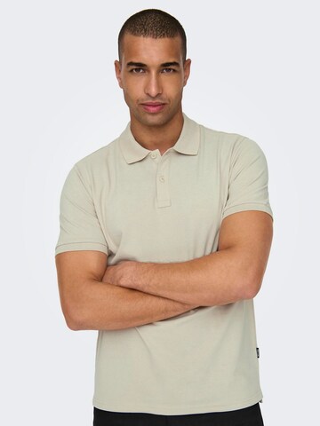 Only & Sons Poloshirt 'TRAY' in Grau