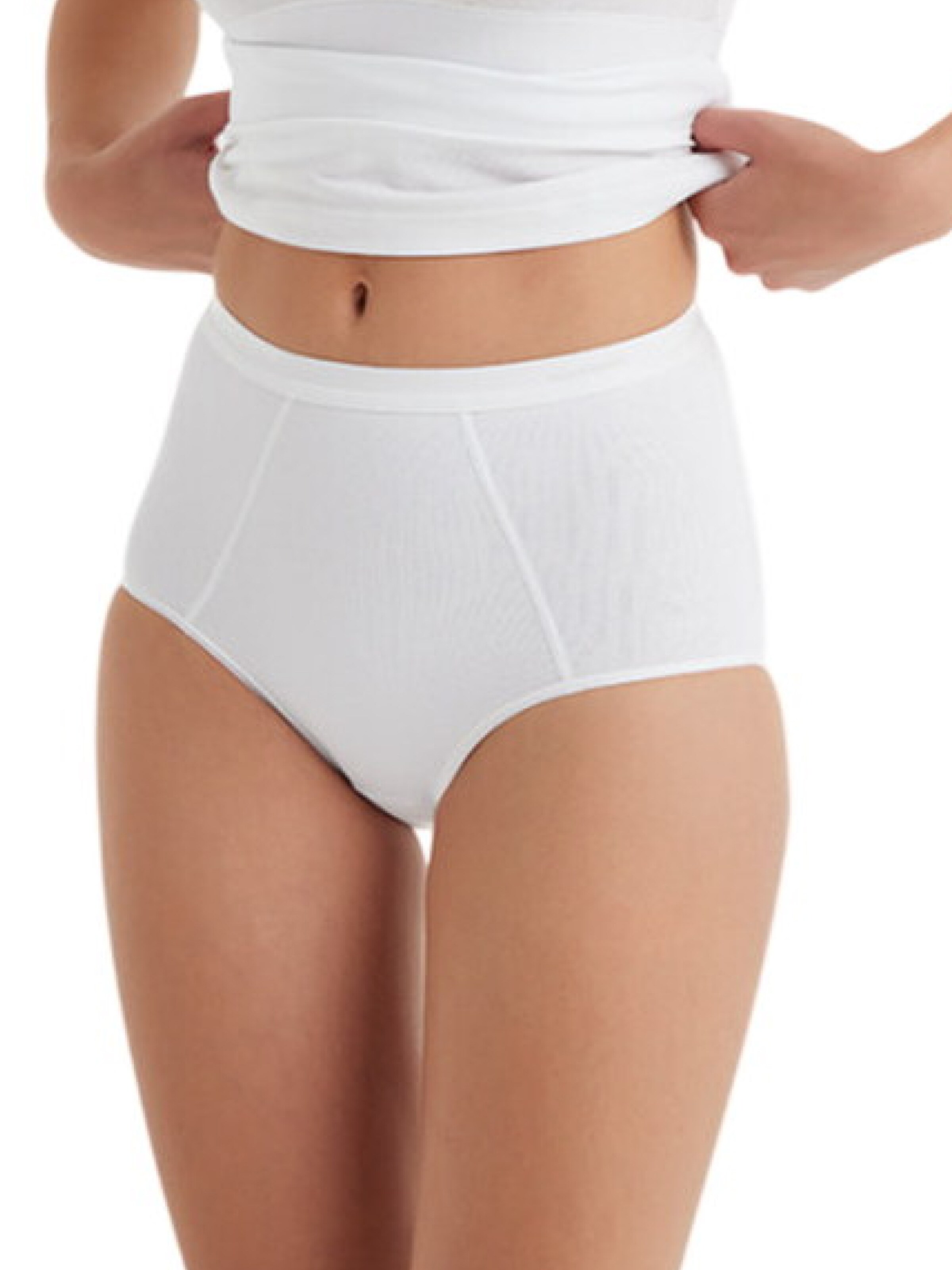 Slip scultant Blackspade en blanc : devant