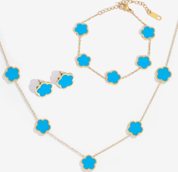 NTHIRTYTHREE Jewelry Set in Blue: front