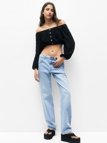 Pull&Bear Blouse in Zwart