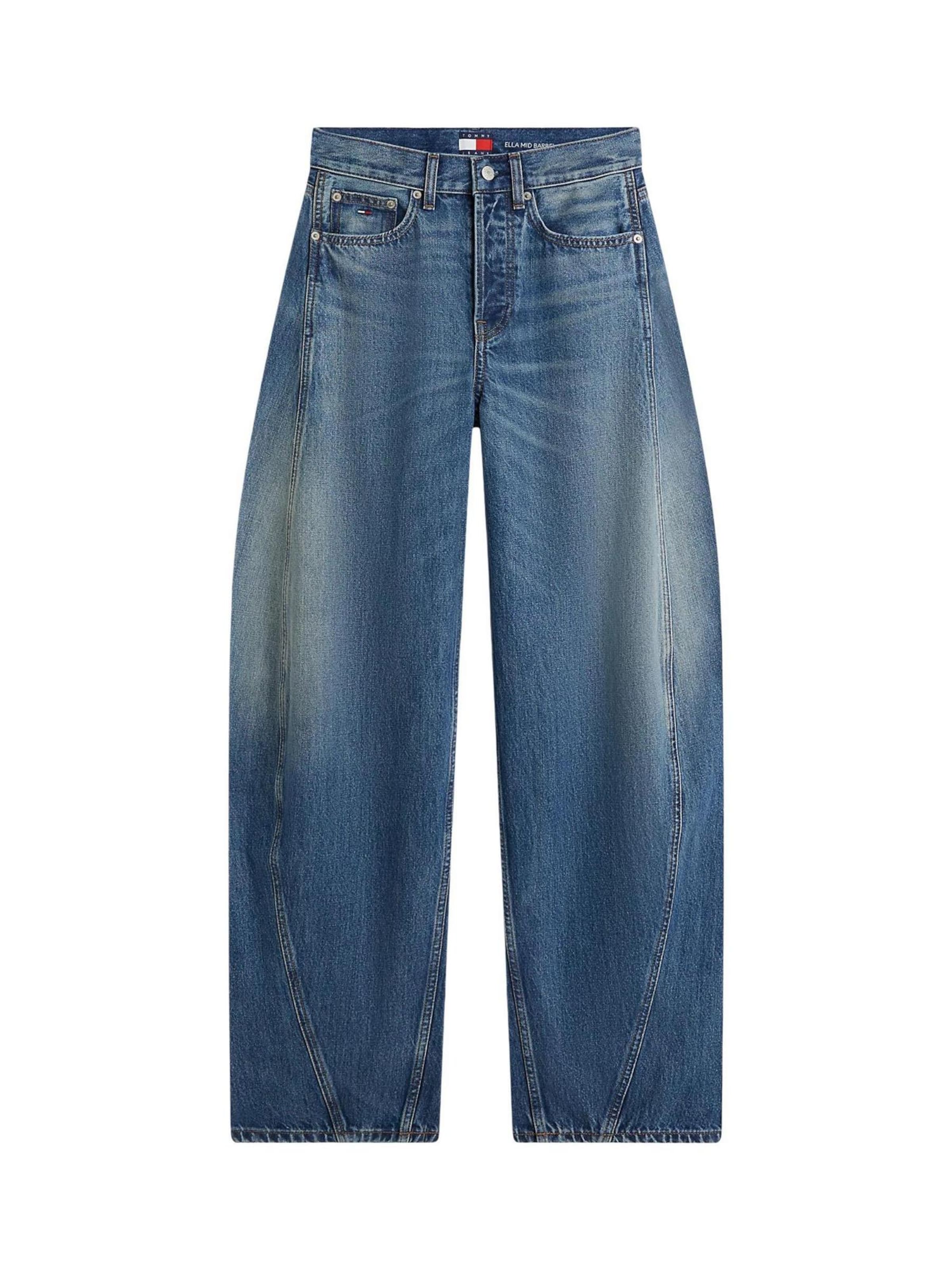 Barrel Jeans 'ELLA MID BARREL DW0DW23098' di Tommy Jeans in blu: frontale