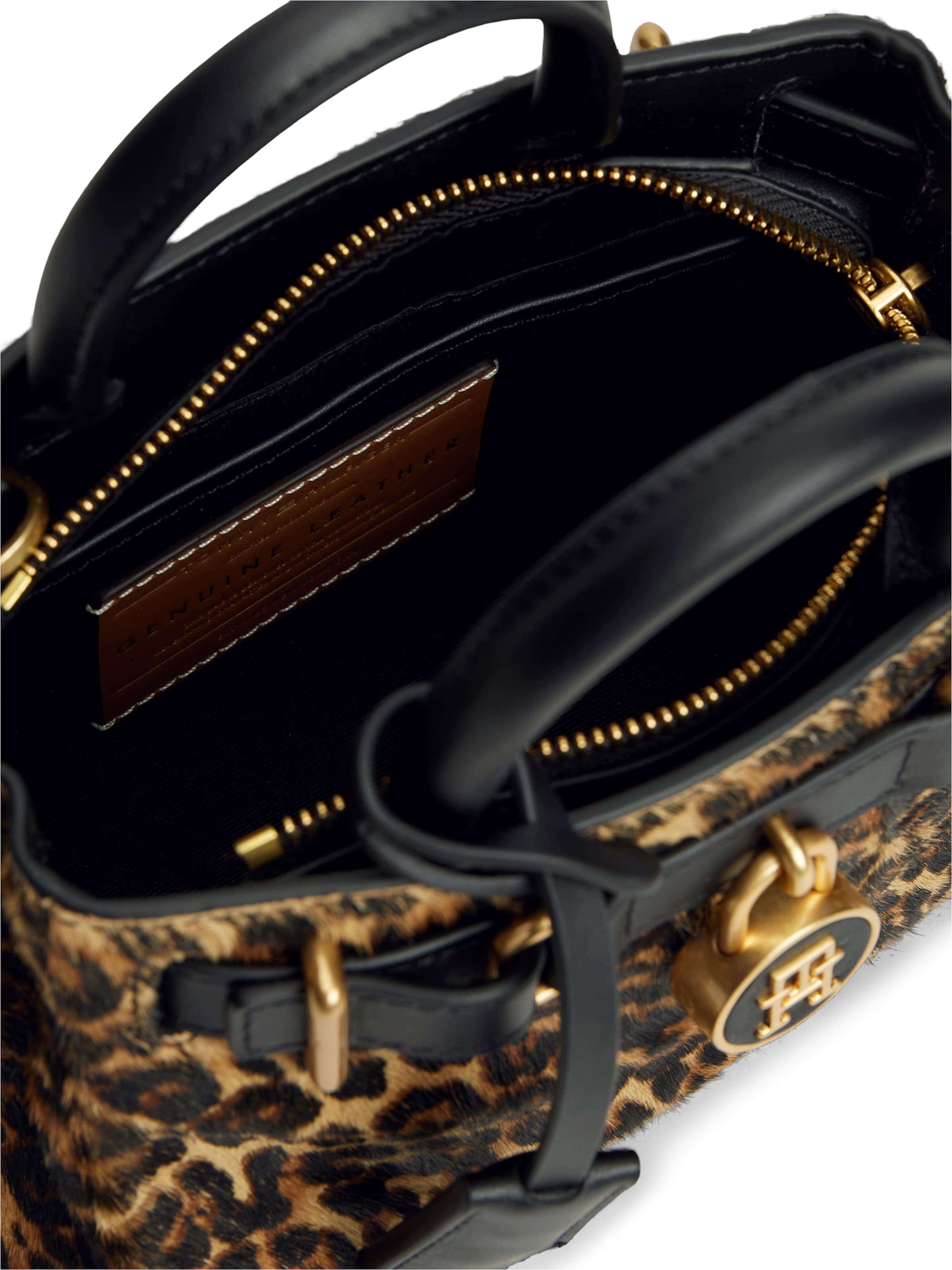 TOMMY HILFIGER - Shopper 'TOTE CHETAAH' en negro