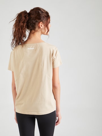 MAMMUT Funkční tričko 'Seon' – béžová
