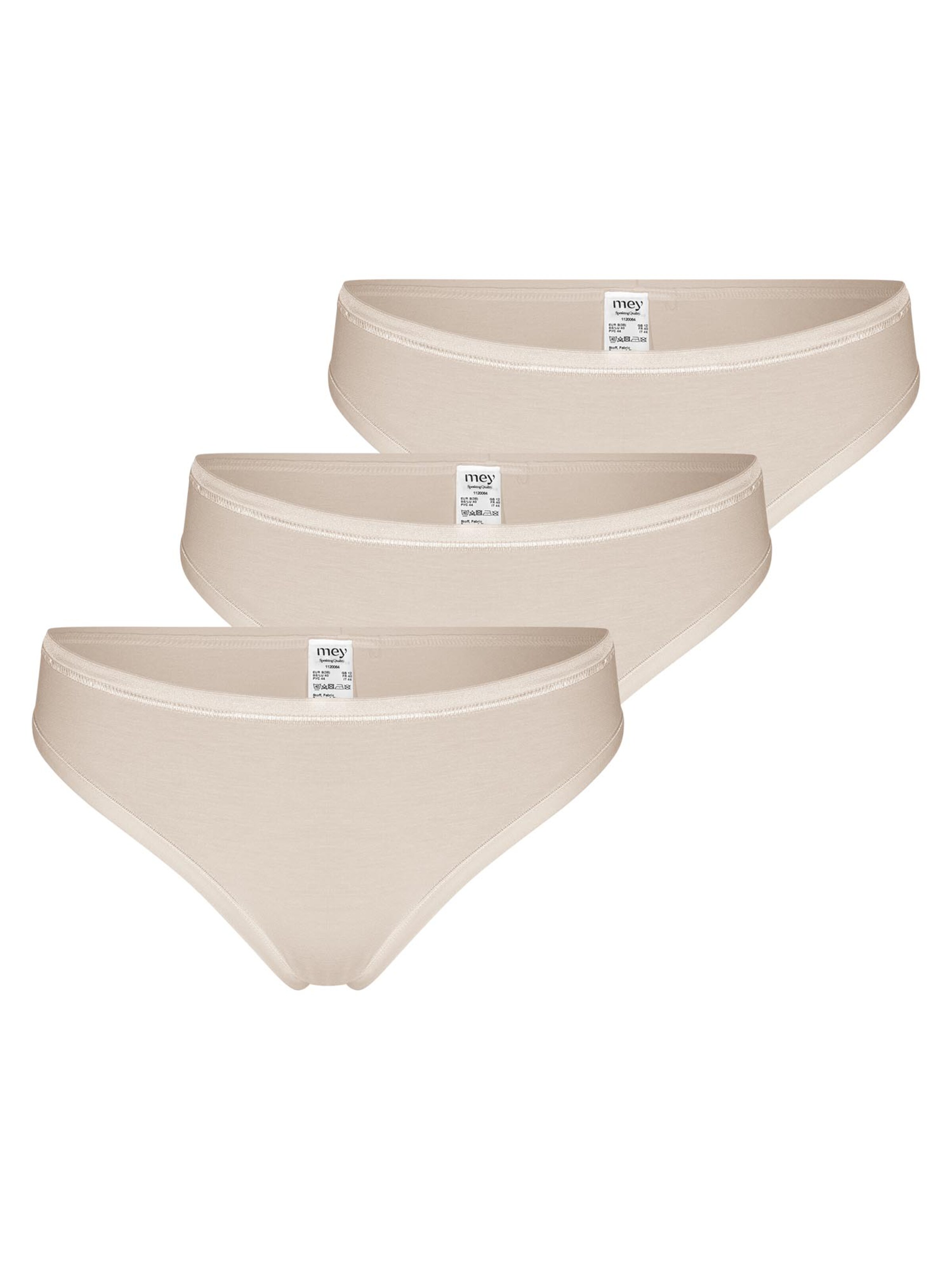 Mey Thong 'Modal Pure' in Beige: front