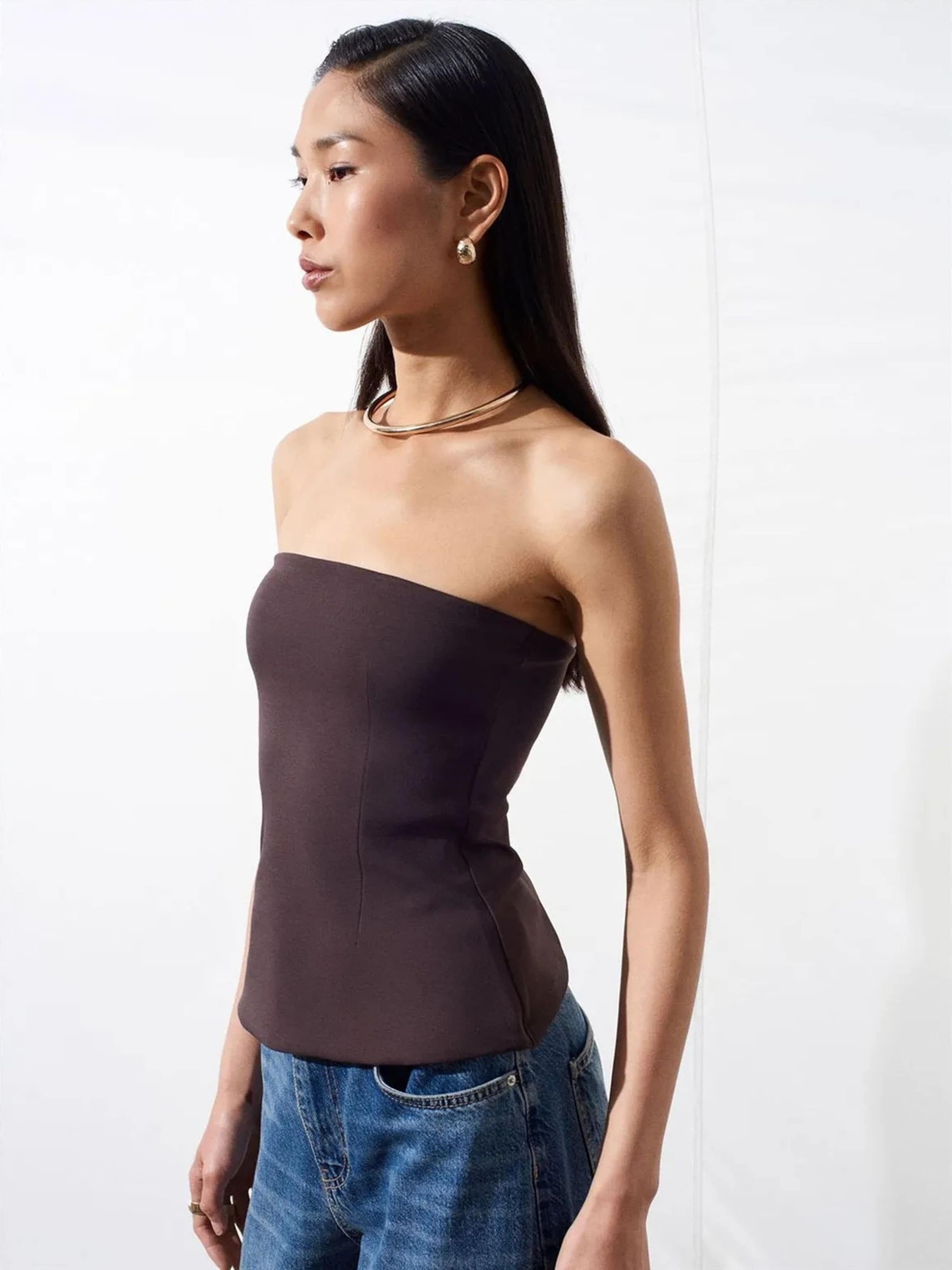 Dilvin Tanktops & Camis in Braun