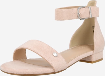 Sandale de la s.Oliver pe roz: față