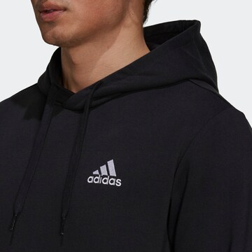 ADIDAS SPORTSWEAR Športna majica 'Essentials Fleece' | črna barva