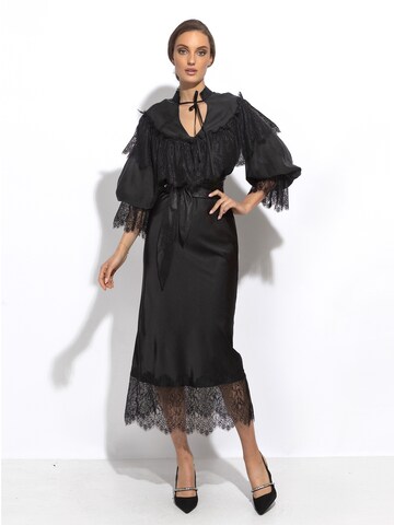 JIORO Blouse 'BOHEMIAN' in Zwart