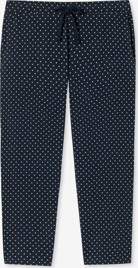 SCHIESSER Pyjamabroek in de kleur Nachtblauw / Wit, Productweergave