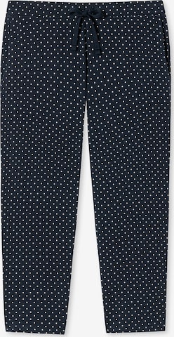 SCHIESSER Pajama Pants in Blue: front