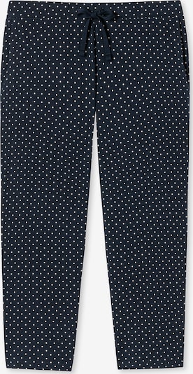 SCHIESSER Pyjamabroek in de kleur Nachtblauw / Wit, Productweergave
