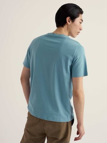T-Shirt 'Midwatch' Seasalt Cornwall en bleu