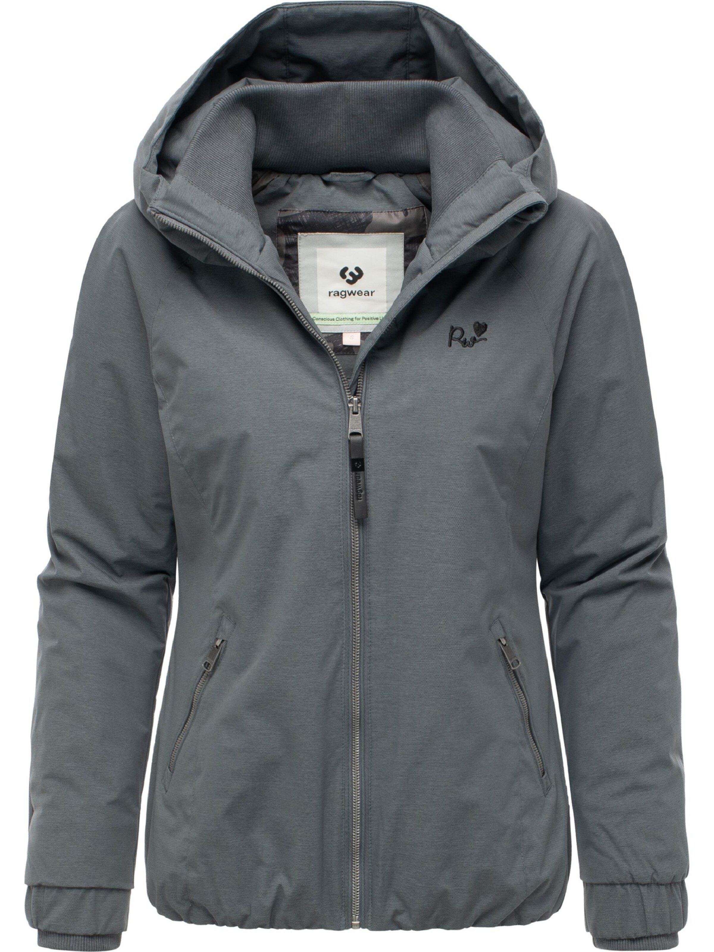 Ragwear Weatherproof jacket 'Dizzie Warm II' in Grey