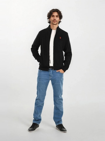 U.S. POLO ASSN. Sweatvest in Zwart