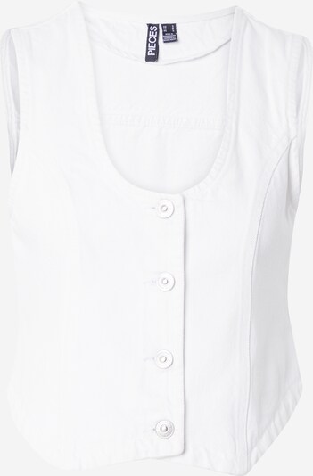 PIECES Gilet de costume 'ANNICA' en blanc, Vue avec produit