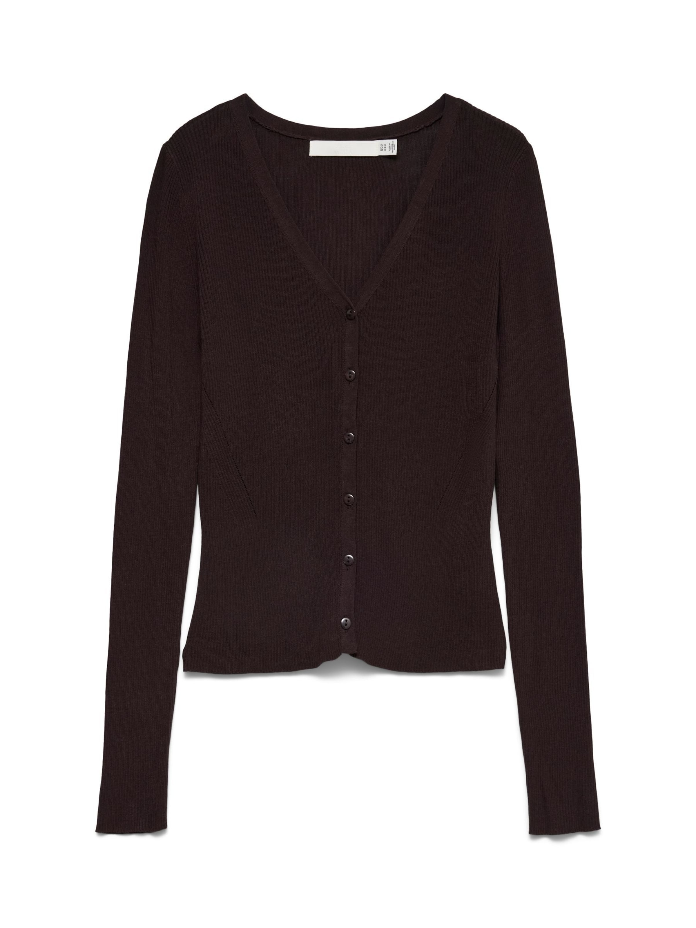 VERO MODA Strickjacke 'VMEYMA' in M in dunkelbraun, Produktansicht