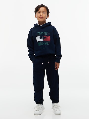 mėlyna TOMMY HILFIGER Siaurėjantis Kelnės