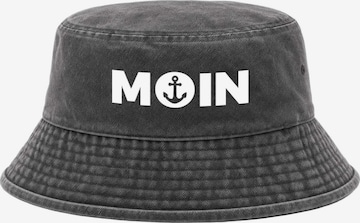 Neverless Hat 'Moin' in Black: front