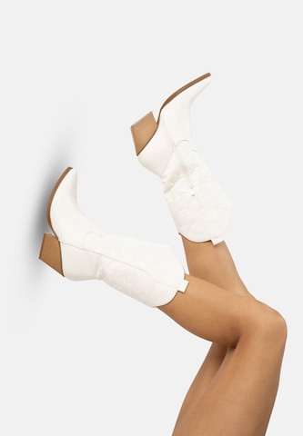 Salinyang Cowboylaarzen in Wit