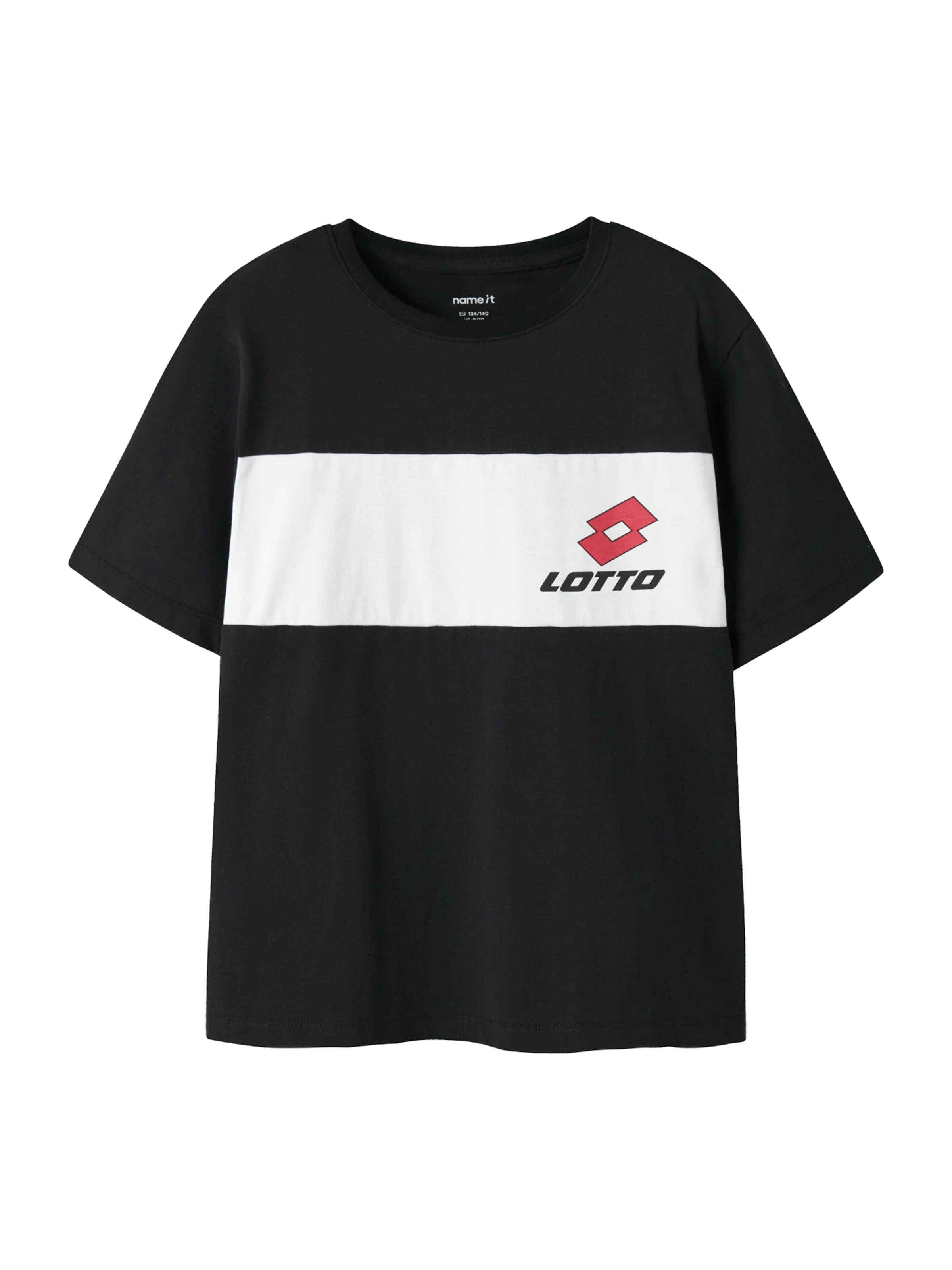 NAME IT Shirt 'NKMJakob' in Zwart: voorkant