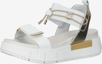 Nero Giardini Strap Sandals in White: front