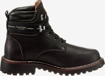 JOSEF SEIBEL Lace-Up Boots 'Adelboden' in Black