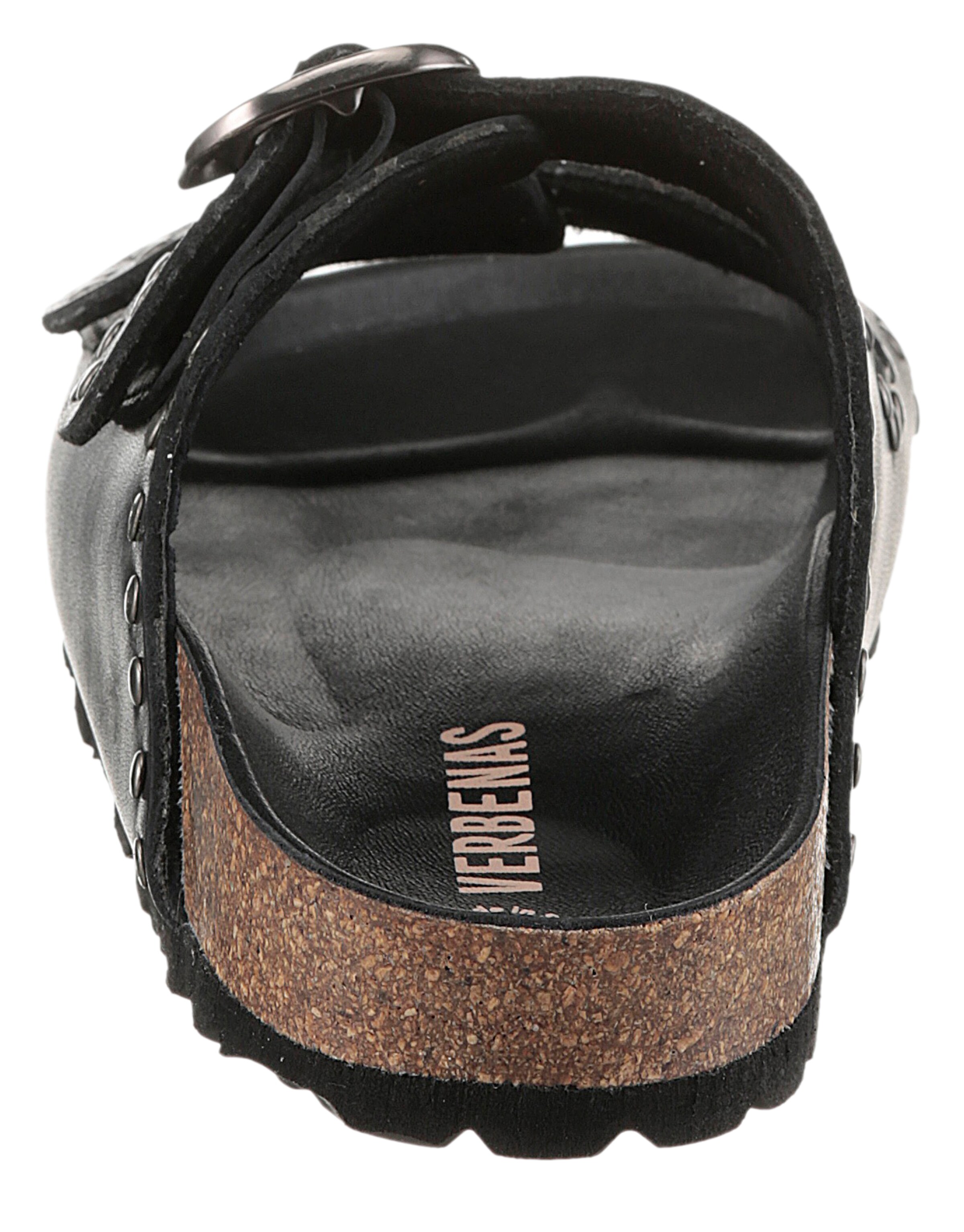 VERBENAS Mules 'RANDEL NAPA TACHAS' in Black