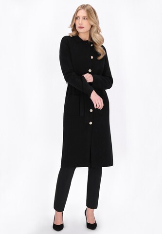 DreiMaster Klassik - Sobretudo meia-estação 'Classic' em preto: frente