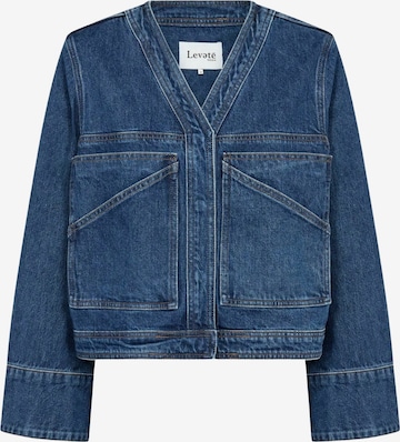 Levete Room Välikausitakki 'Kosa' värissä sininen: etupuoli